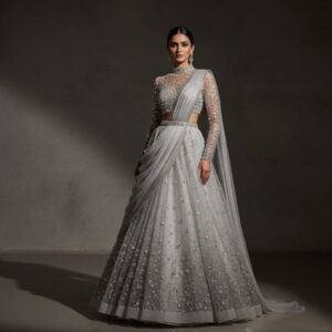 Celestia Frost Embellished Lehenga