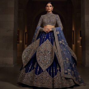 Zarmina Sapphire Royal Lehenga