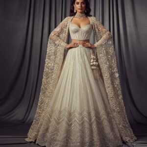 Ivora Pearl Statement Lehenga