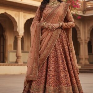 Champagne Dune Royal Lehenga