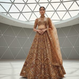 Aurum Monarch Structured Couture Lehenga