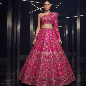Rani Fuchsia Imperial Lehenga