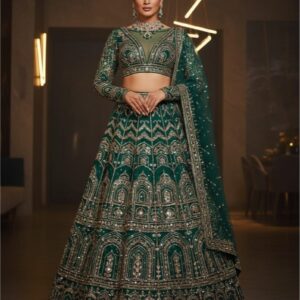 Emerald Dynasty Bridal Lehenga
