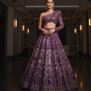 Amethyst Palace Lehenga