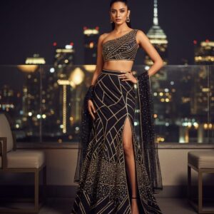 Obsidian Skyline Lehenga Set