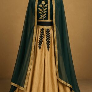 Sage Gold Regal Lehenga