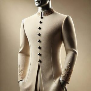 Royal Ivory Minimal Sherwani