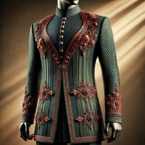 Verdant Emperor Embroidered Sherwani