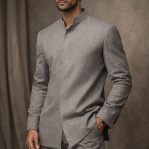 Imperial Noir Brocade Jacket